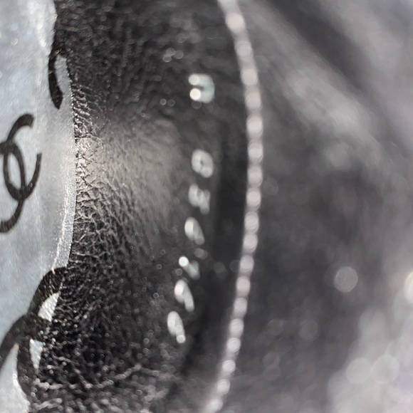 BRAND NEW Authentic Chanel Silver Ballet Flats - Picture 15 of 16